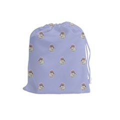 Monster Rats Hand Draw Illustration Pattern Drawstring Pouches (large)  by dflcprints