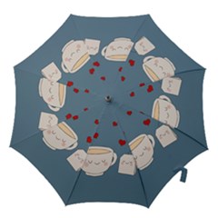 Cute Tea Hook Handle Umbrellas (large) by Valentinaart