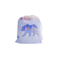My Tribe,modern Art Drawstring Pouches (small)  by NouveauDesign