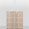 Multicolored Geometric Pattern  Full Print Rope Handle Tote (Large) View2