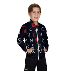 Love Alphabet Wind Breaker (kids) by Valentinaart