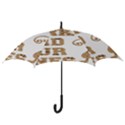 Work Hard Your Bones Hook Handle Umbrellas (Large) View3