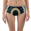 Background Vintage Japanese Reversible Mid-Waist Bikini Bottoms View1