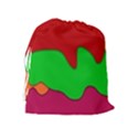 Liquid Forms Water Background Drawstring Pouches (Extra Large) View2