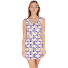 Decorative Ornate Pattern Bodycon Dress by dflcprints