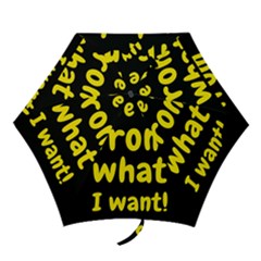 Save Me From What I Want Mini Folding Umbrellas by Valentinaart