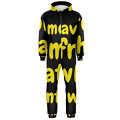 Save Me From What I Want Hooded Jumpsuit (men)  by Valentinaart