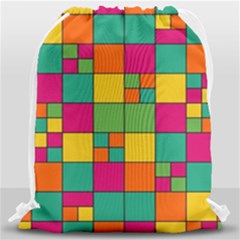 Abstract Background Abstract Drawstring Bag (large) by Nexatart