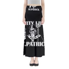  St  Patricks Day  Full Length Maxi Skirt by Valentinaart