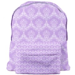 Damask Lilac Giant Full Print Backpack by snowwhitegirl