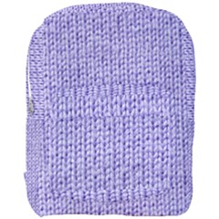 Knitted Wool Lilac Full Print Backpack by snowwhitegirl