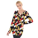 Colorful Abstract Pattern Tie Up Tee View1