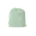 Green Heart-Shaped Clover on White St. Patrick s Day Drawstring Pouches (Medium)  View2