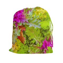Colored Plants Photo Drawstring Pouches (xxl) by dflcprints