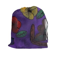 Flowers Drawstring Pouches (xxl) by snowwhitegirl