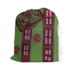 Kite In The Sky Drawstring Pouches (xxl) by snowwhitegirl