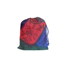 Houses Drawstring Pouches (small)  by snowwhitegirl