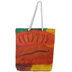 Guy With Weird Haircut Full Print Rope Handle Tote (large) by snowwhitegirl
