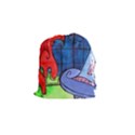 Hair Dryer Jelly Fish Drawstring Pouches (Small)  View1