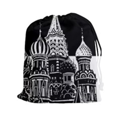 Moscow Drawstring Pouches (xxl) by Valentinaart