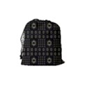 Dark Ethnic Stars Motif Pattern Drawstring Pouches (Medium)  View2