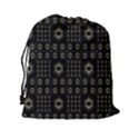 Dark Ethnic Stars Motif Pattern Drawstring Pouches (XXL) View2