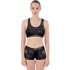 Wonderful Cute  Steampunk Owl Work It Out Sports Bra Set by FantasyWorld7