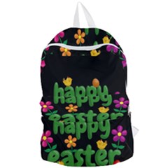 Happy Easter Foldable Lightweight Backpack by Valentinaart