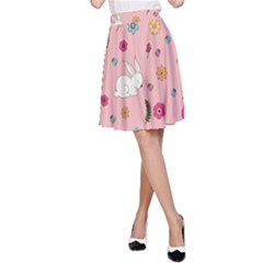 Easter Bunny  A-line Skirt by Valentinaart