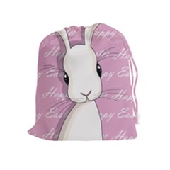 Easter Bunny  Drawstring Pouches (extra Large) by Valentinaart