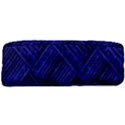 Cobalt Blue Weave Texture Full Print Rope Handle Tote (Large) View3