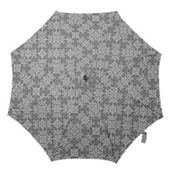 Black And White Oriental Ornate Hook Handle Umbrellas (small) by dflcprints