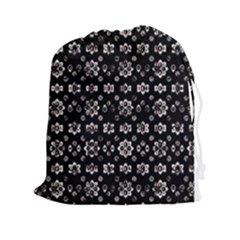 Dark Luxury Baroque Pattern Drawstring Pouches (xxl) by dflcprints
