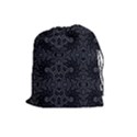 Dark Ethnic Sharp Pattern Drawstring Pouches (Large)  View1
