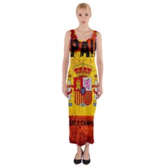 Football World Cup Fitted Maxi Dress by Valentinaart