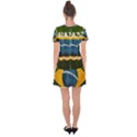 Football World Cup Drop Hem Mini Chiffon Dress View2
