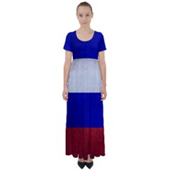 Football World Cup High Waist Short Sleeve Maxi Dress by Valentinaart