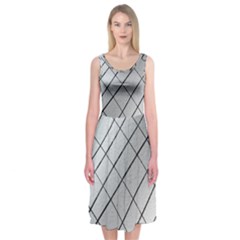 Silver Scratch Midi Sleeveless Dress by quinncafe82
