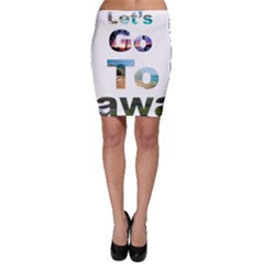 Hawaii Bodycon Skirt by Howtobead