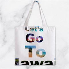 Hawaii Zipper Grocery Tote Bag by Howtobead