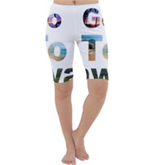 Hawaii Cropped Leggings  by Howtobead
