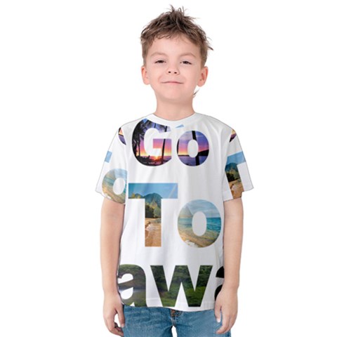 Hawaii Kids  Cotton Tee by Howtobead