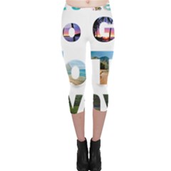 Hawaii Capri Leggings  by Howtobead