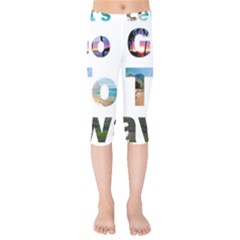 Hawaii Kids  Capri Leggings  by Howtobead