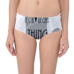 It s A Vulcan Thing Mid-waist Bikini Bottoms by Howtobead