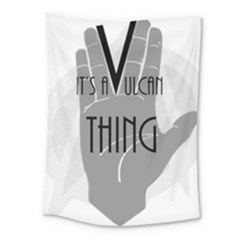 It s A Vulcan Thing Medium Tapestry by Howtobead