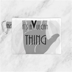 Vulcan Thing Canvas Cosmetic Bag (medium) by Howtobead
