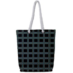 Pattern-29 Full Print Rope Handle Tote (small) by ArtworkByPatrick