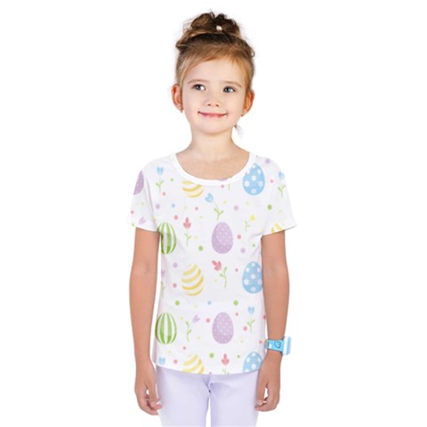 Easter Pattern Kids  One Piece Tee by Valentinaart