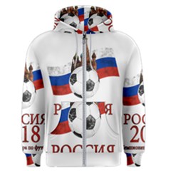Russia Football World Cup Men s Zipper Hoodie by Valentinaart